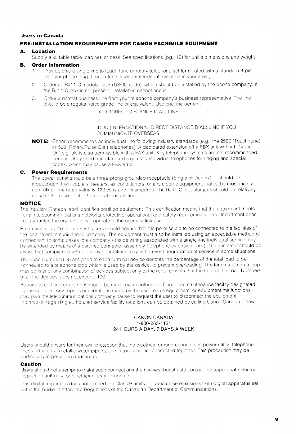 Canon B550 User Manual | Page 7 / 136