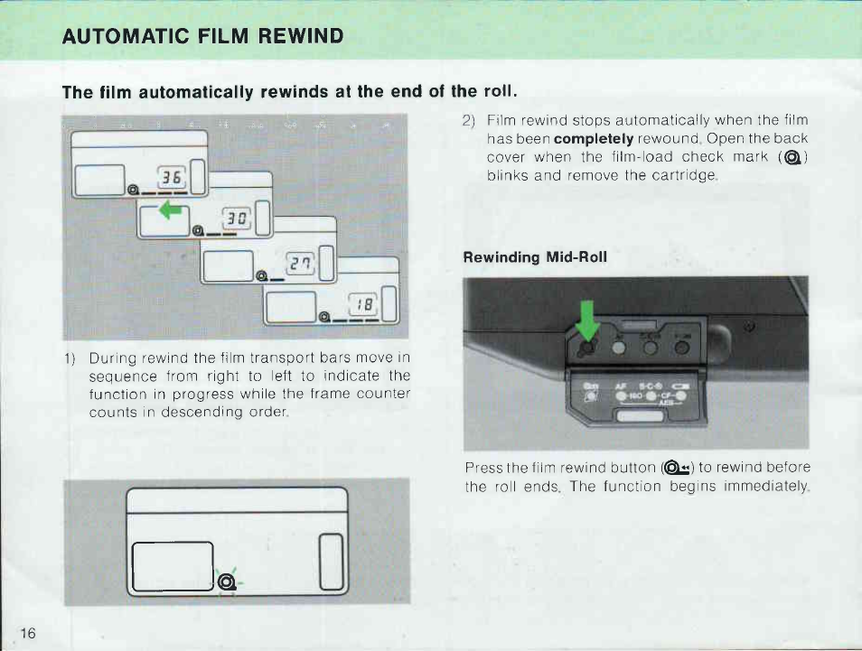 Holding the camera | Canon EOS 600 User Manual | Page 18 / 114