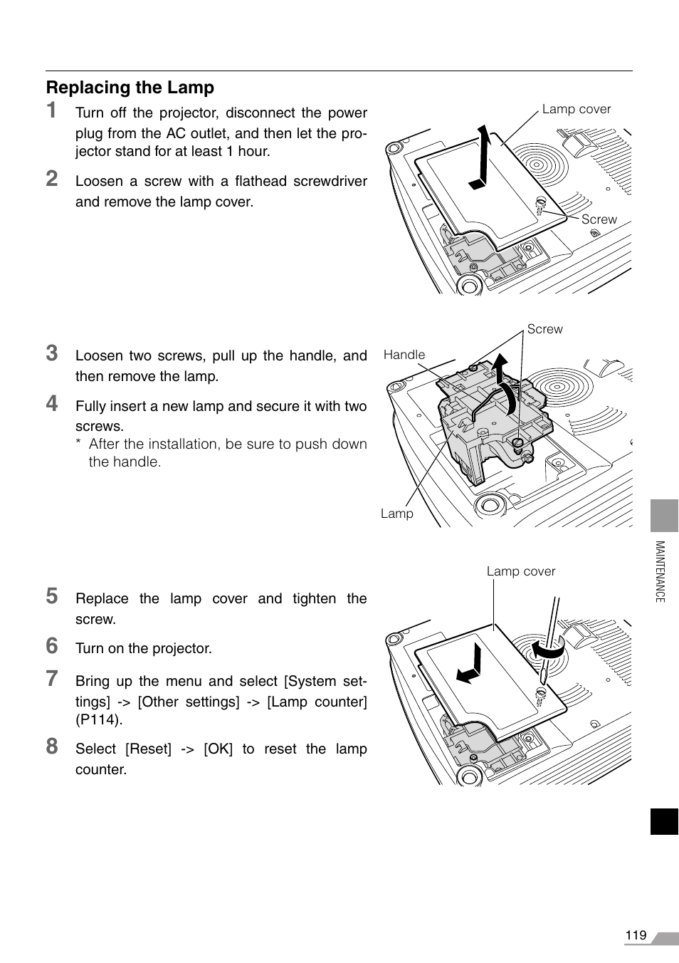 Canon REALiS X700 User Manual | Page 119 / 141