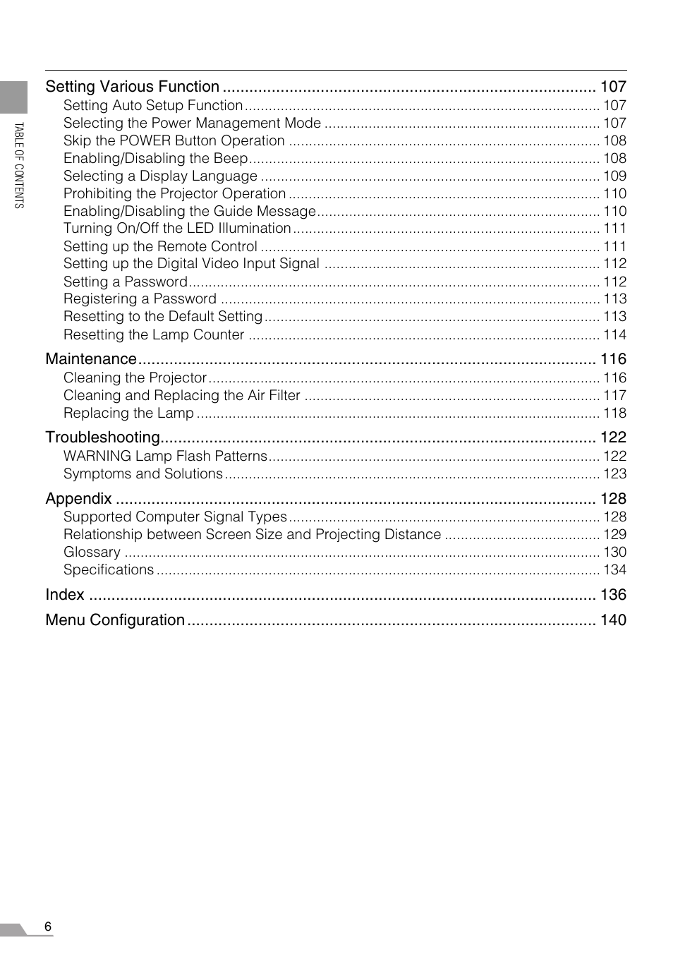 Canon REALiS X700 User Manual | Page 6 / 141