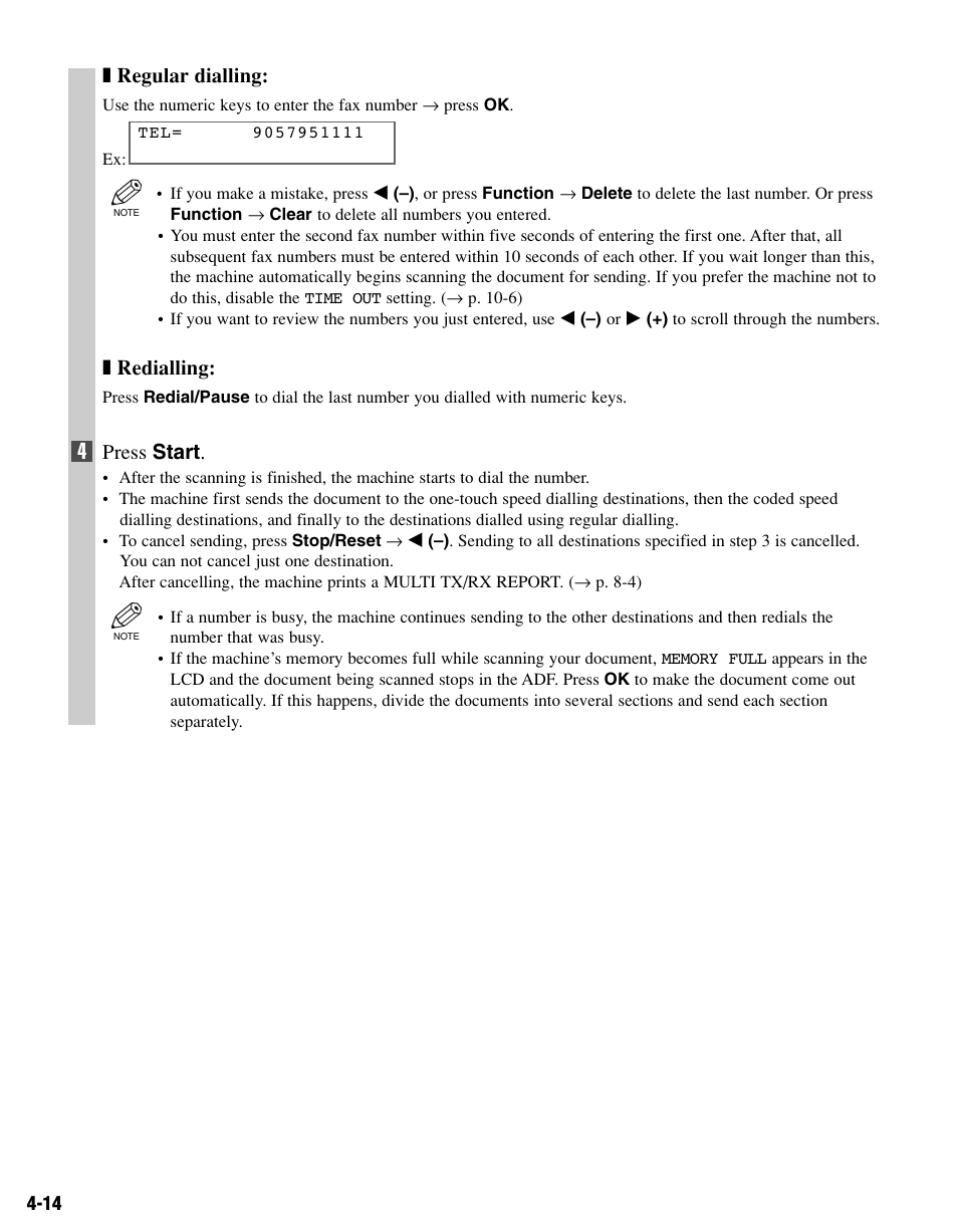 Canon FAX-L400 User Manual | Page 47 / 110