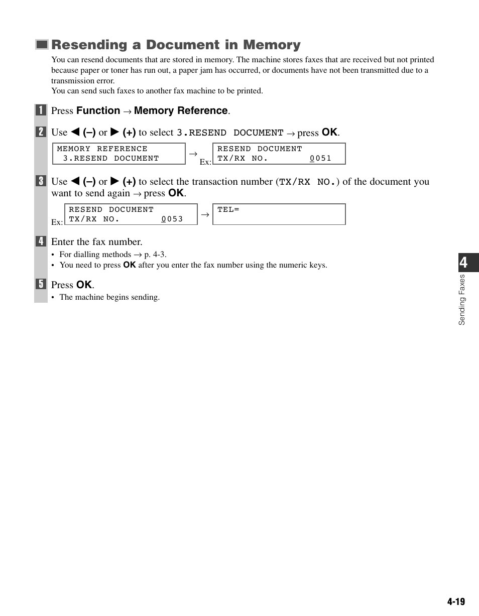 Canon FAX-L400 User Manual | Page 52 / 110