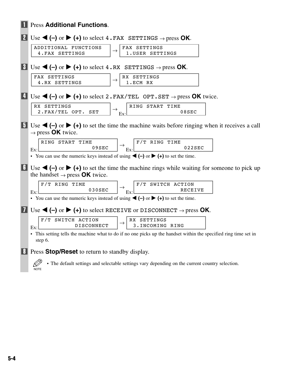 Canon FAX-L400 User Manual | Page 59 / 110
