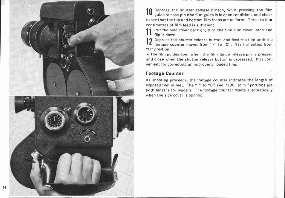Viewfinder, Zooming | Canon DS-8 User Manual | Page 24 / 56