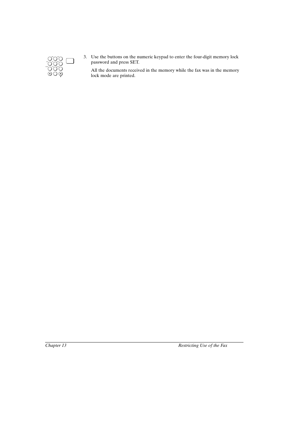 Canon fax-l800 user’s guide english, 19 chapter 13 restricting use of the fax | Canon FAX-L800 User Manual | Page 251 / 370