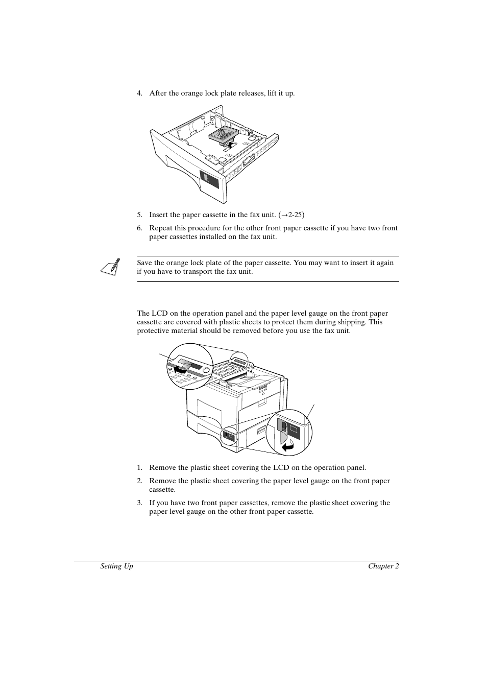 Removing the protective sheets, Canon fax-l800 user’s guide english | Canon FAX-L800 User Manual | Page 30 / 370