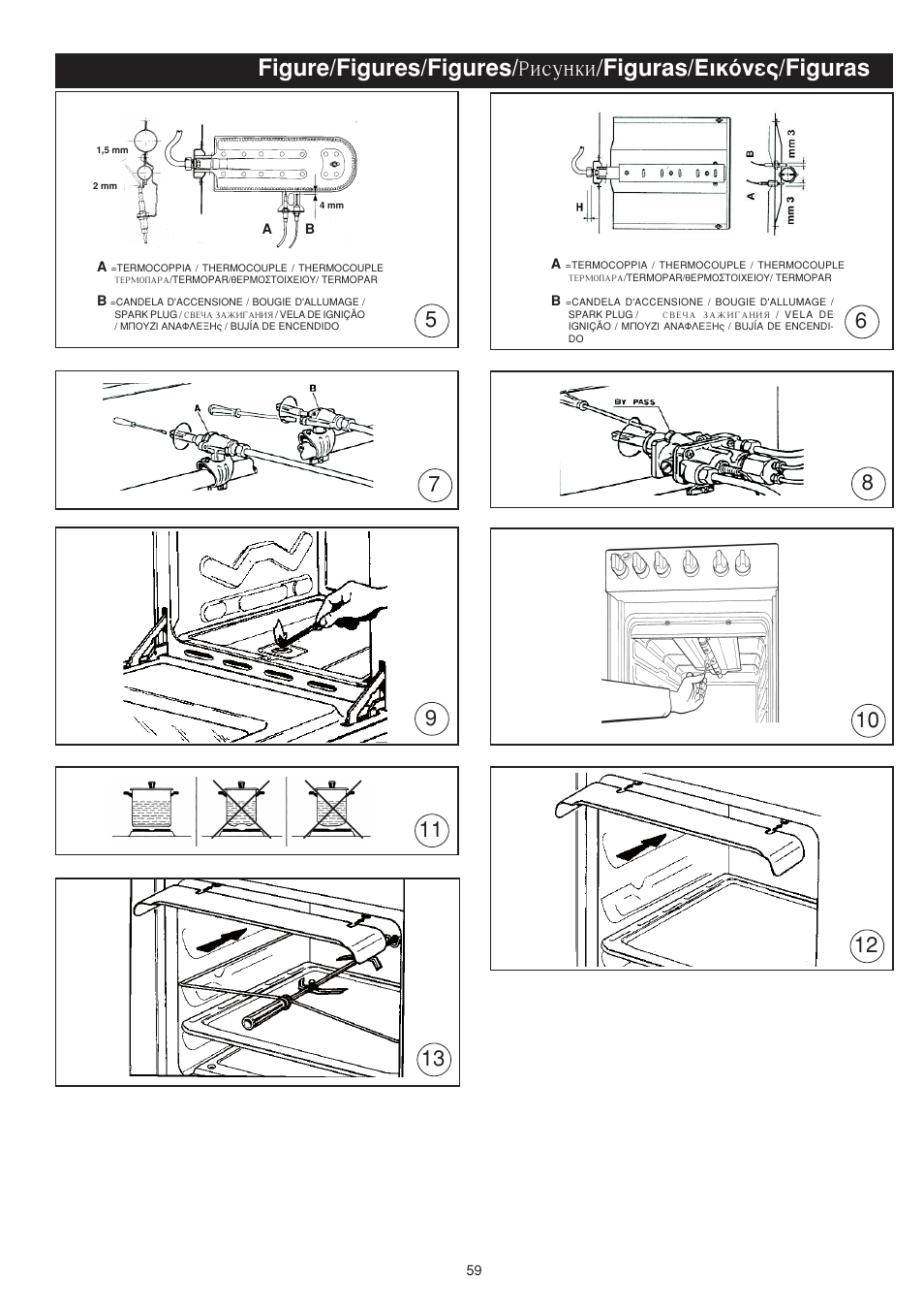 Bompani BO743WI/N User Manual | Page 59 / 60