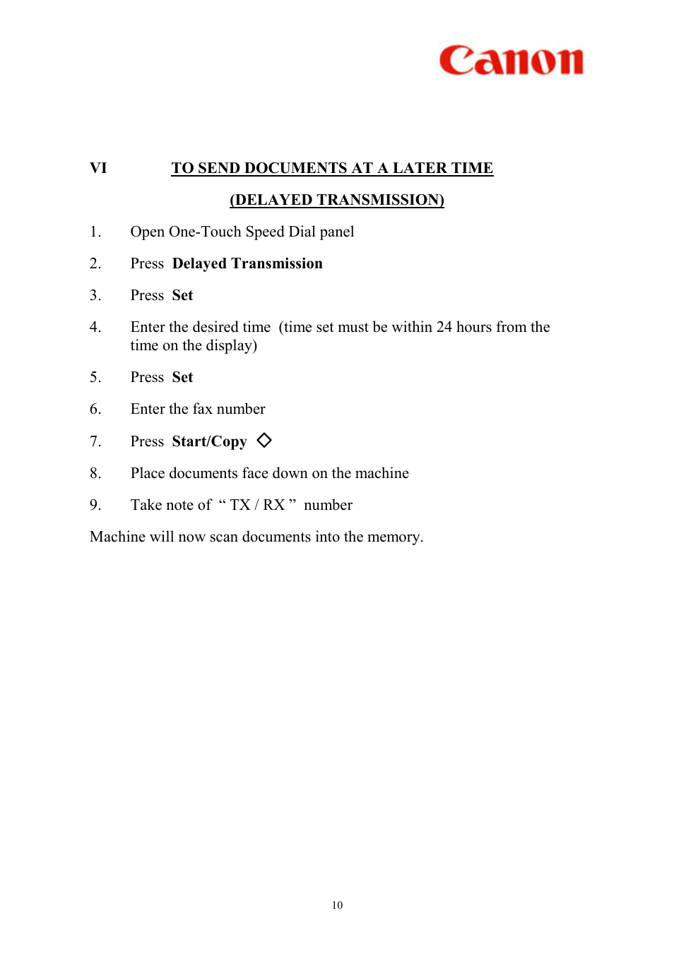Canon L360 User Manual | Page 10 / 16