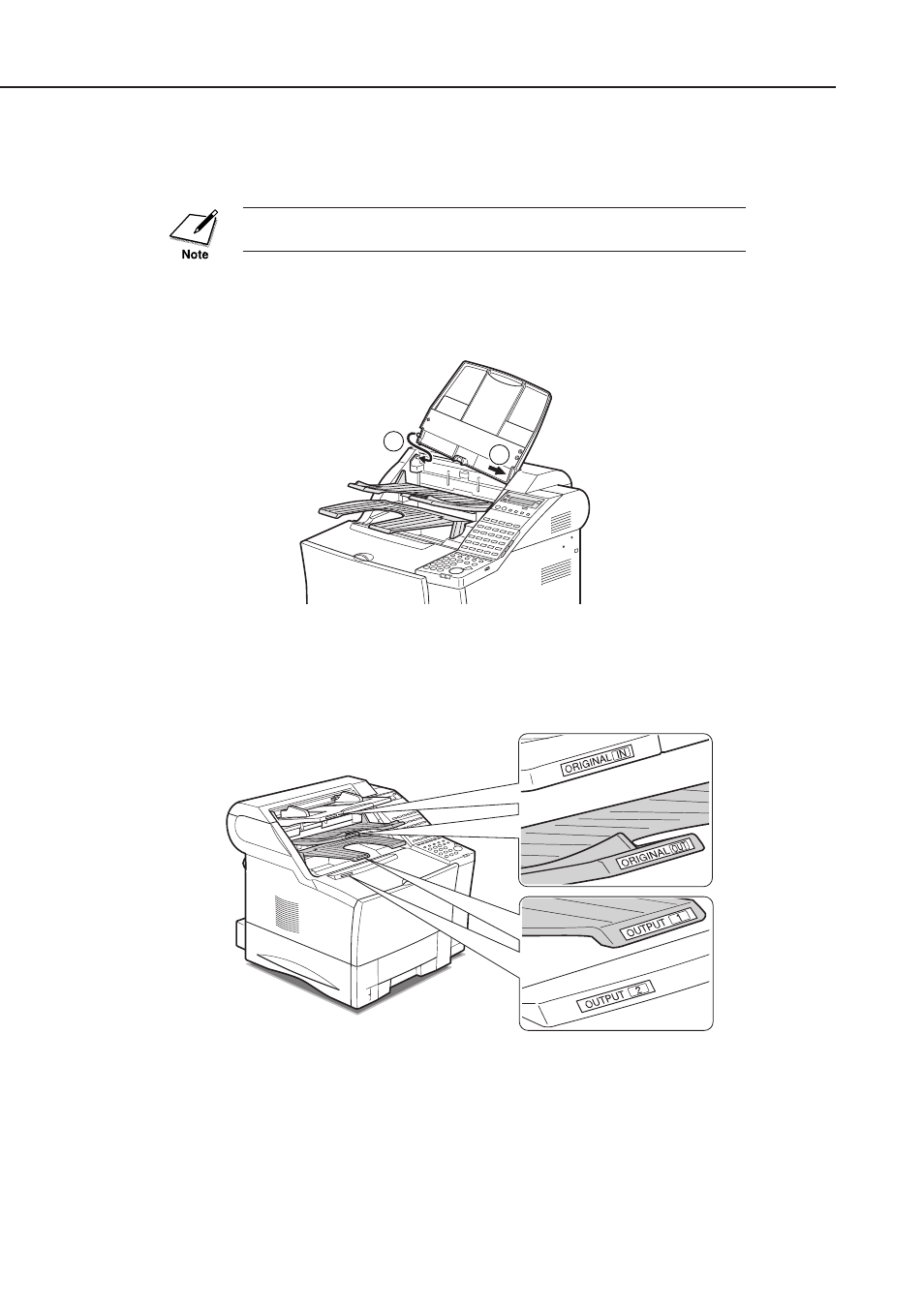 Attaching the document feeder tray | Canon FAX-L1000 User Manual | Page 376 / 610