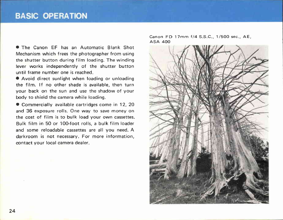 L) central emphasis metering, D. central emphasis metering | Canon EF User Manual | Page 24 / 114