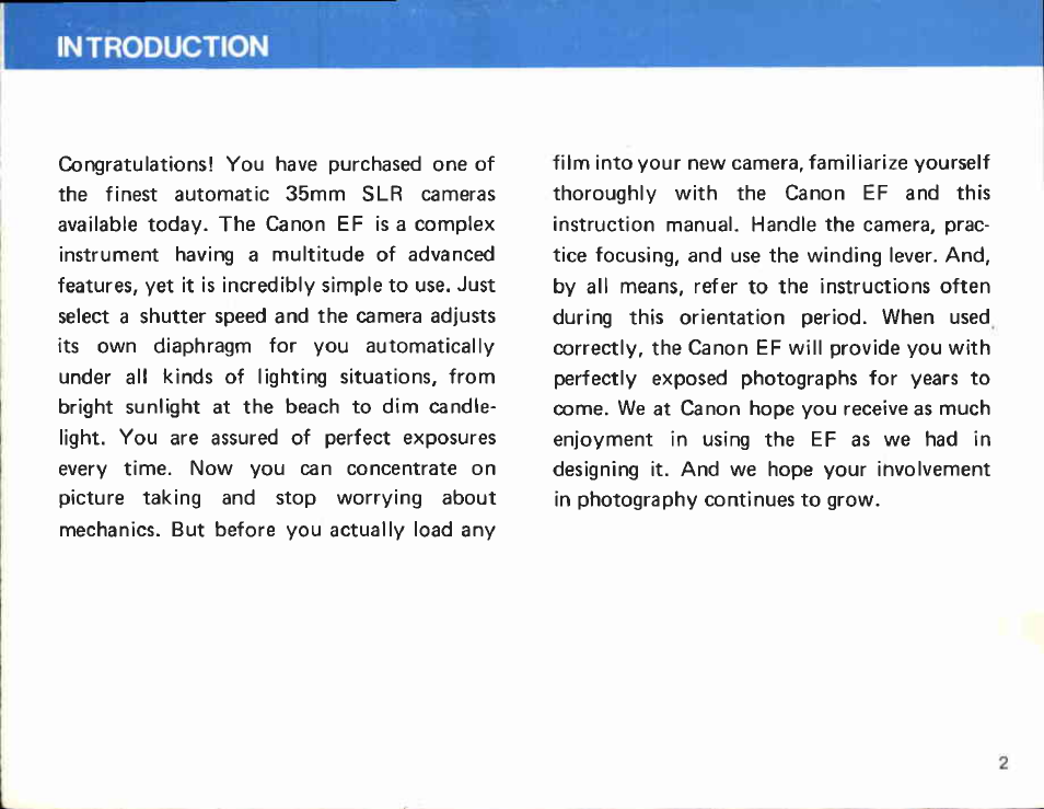 Canon EF User Manual | Page 3 / 114