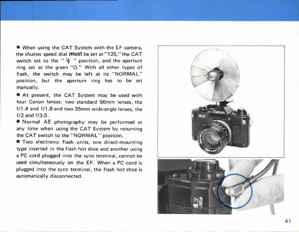 Basic operation | Canon EF User Manual | Page 41 / 114