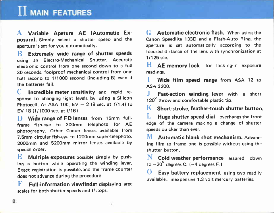 Canon EF User Manual | Page 8 / 114