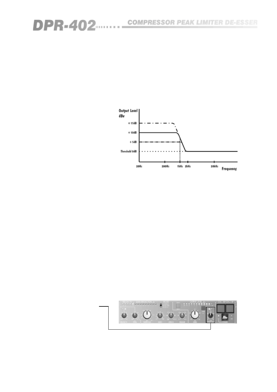 4 peak limiting | BSS Audio DPR-402 Owner's Manual User Manual | Page 27 / 48
