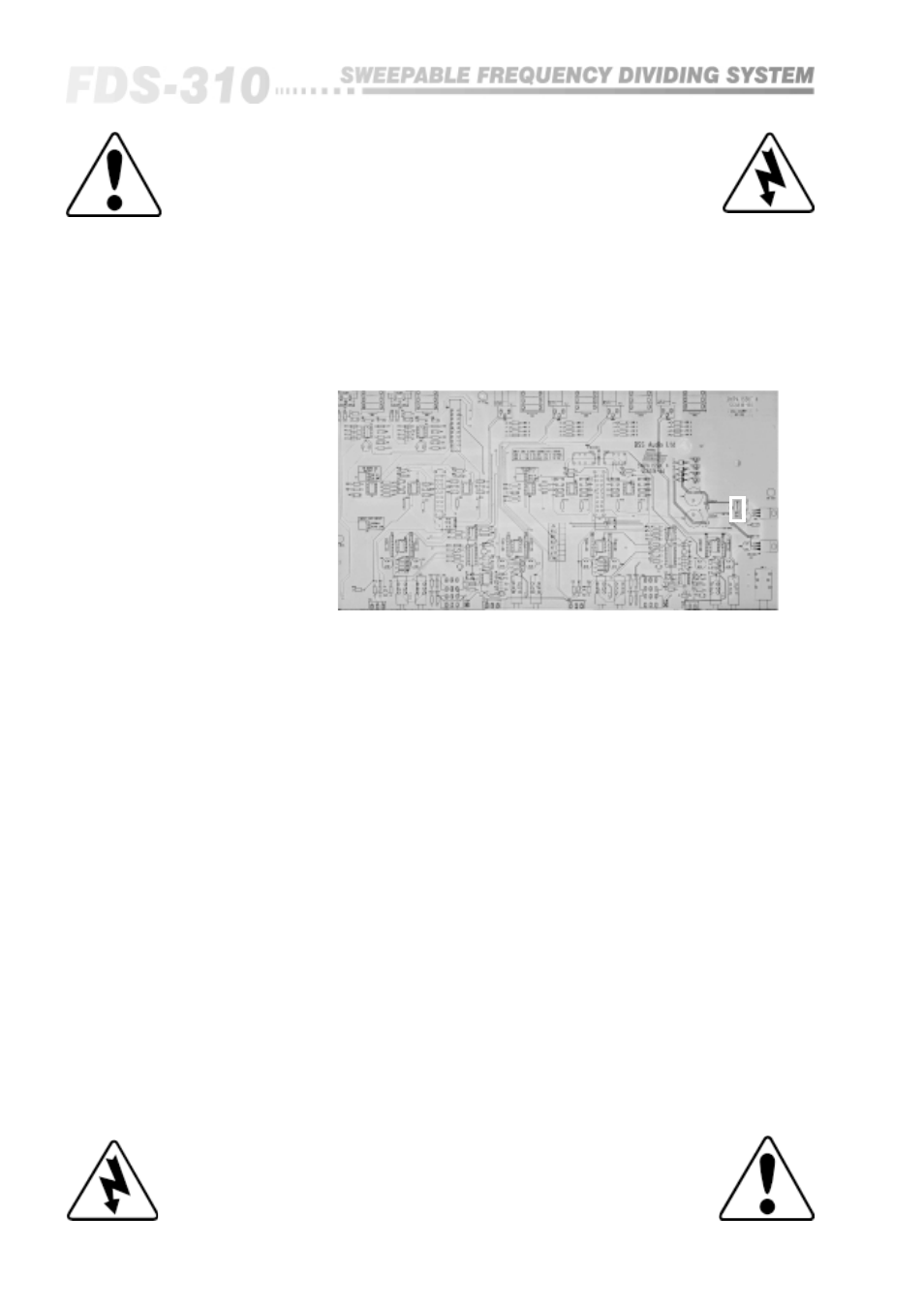 BSS Audio FDS-310 Owner's Manual User Manual | Page 30 / 40