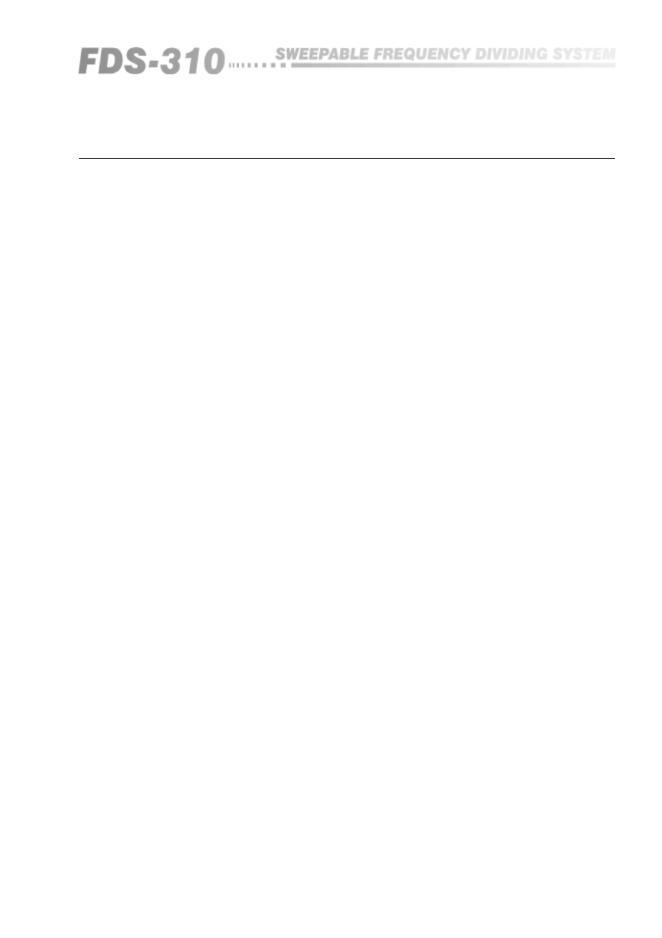 0 specifications, Specifications | BSS Audio FDS-310 Owner's Manual User Manual | Page 33 / 40