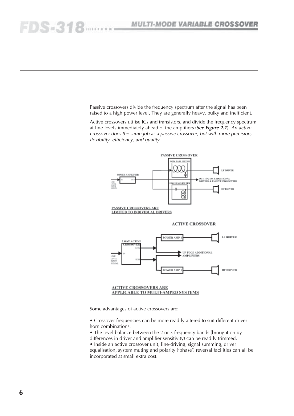 BSS Audio FDS-318 Owner's Manual User Manual | Page 6 / 36
