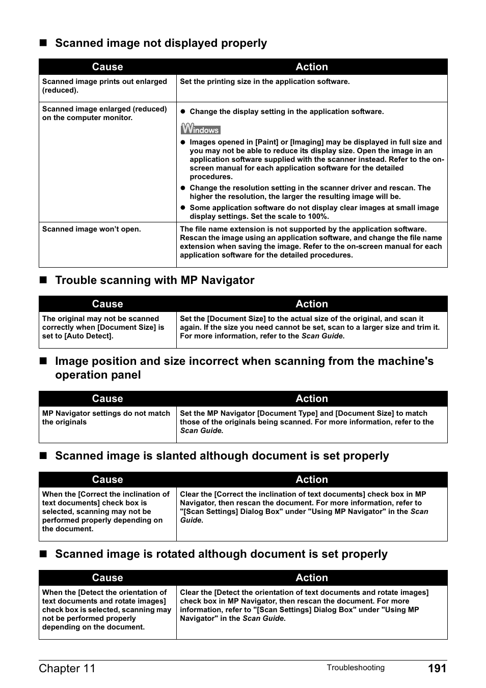 Canon PIXMA MP830 User Manual | Page 193 / 222