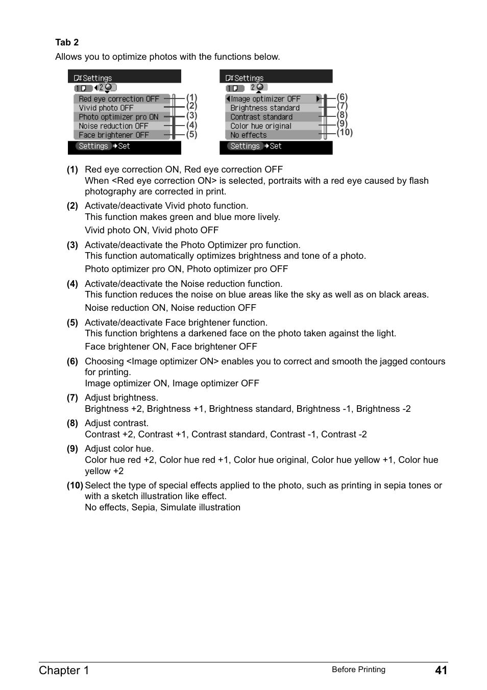 Chapter 1 41 | Canon PIXMA MP830 User Manual | Page 43 / 222