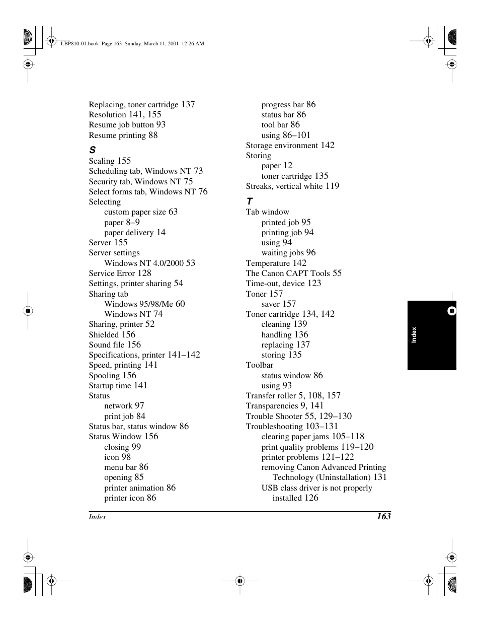 Canon LBP-810 User Manual | Page 179 / 180