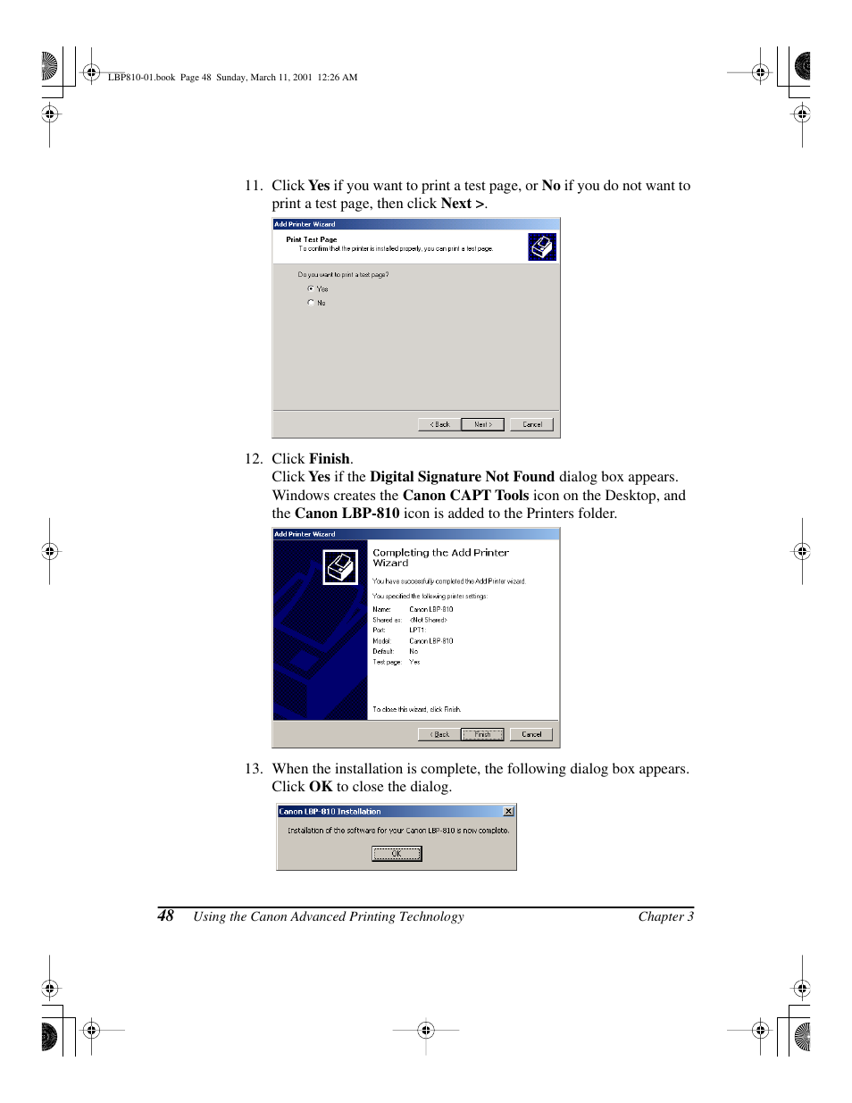 Canon LBP-810 User Manual | Page 64 / 180
