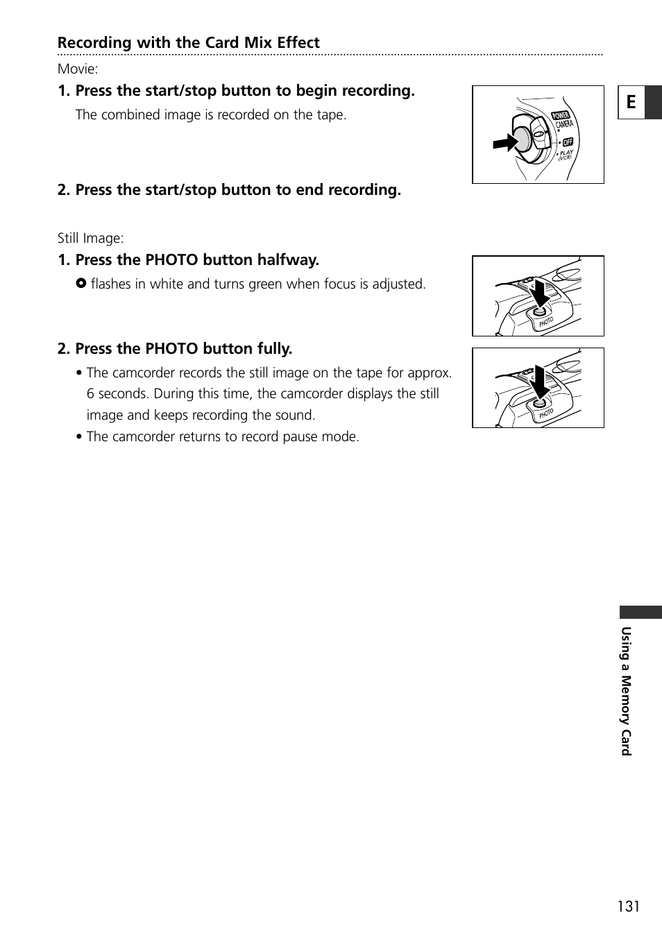 Canon OPTURA10 User Manual | Page 131 / 163