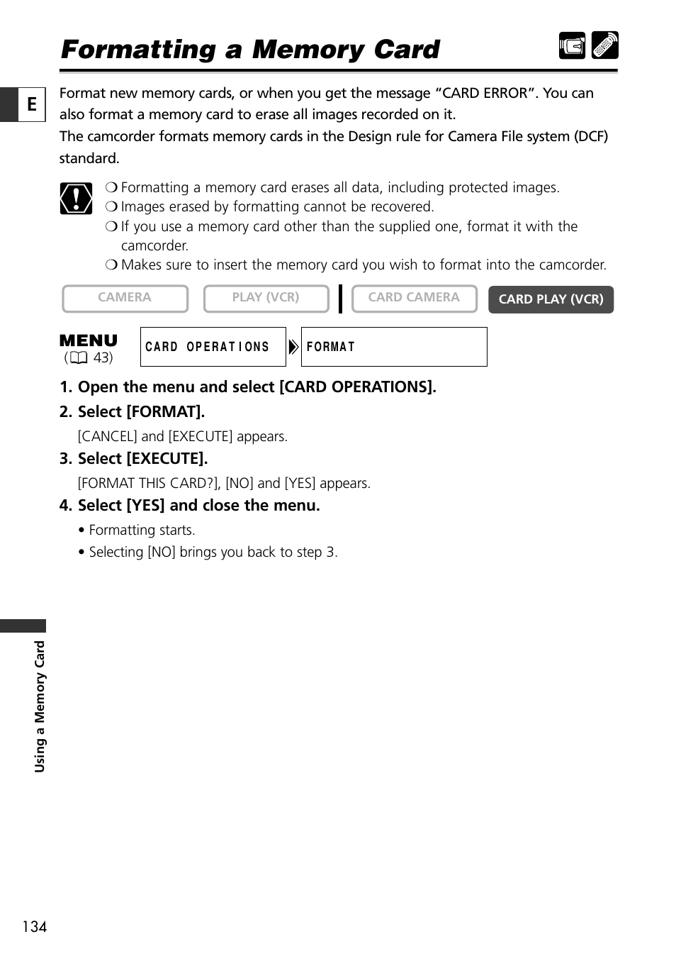 Canon OPTURA10 User Manual | Page 134 / 163