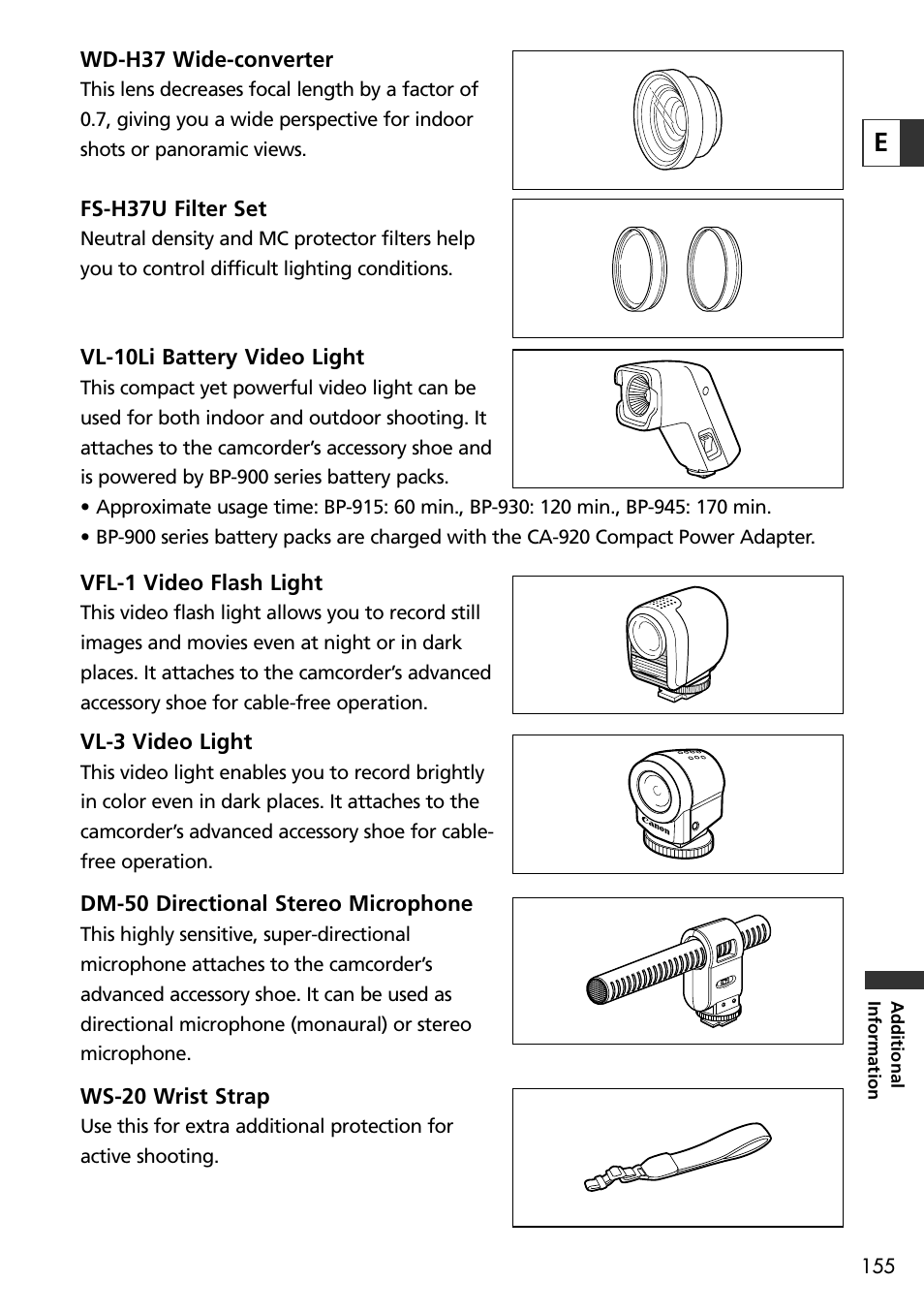 Canon OPTURA10 User Manual | Page 155 / 163