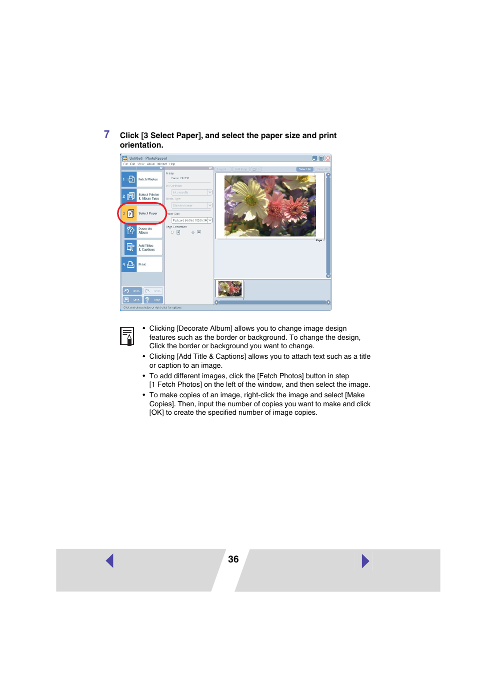 Canon CP 220 User Manual | Page 36 / 54