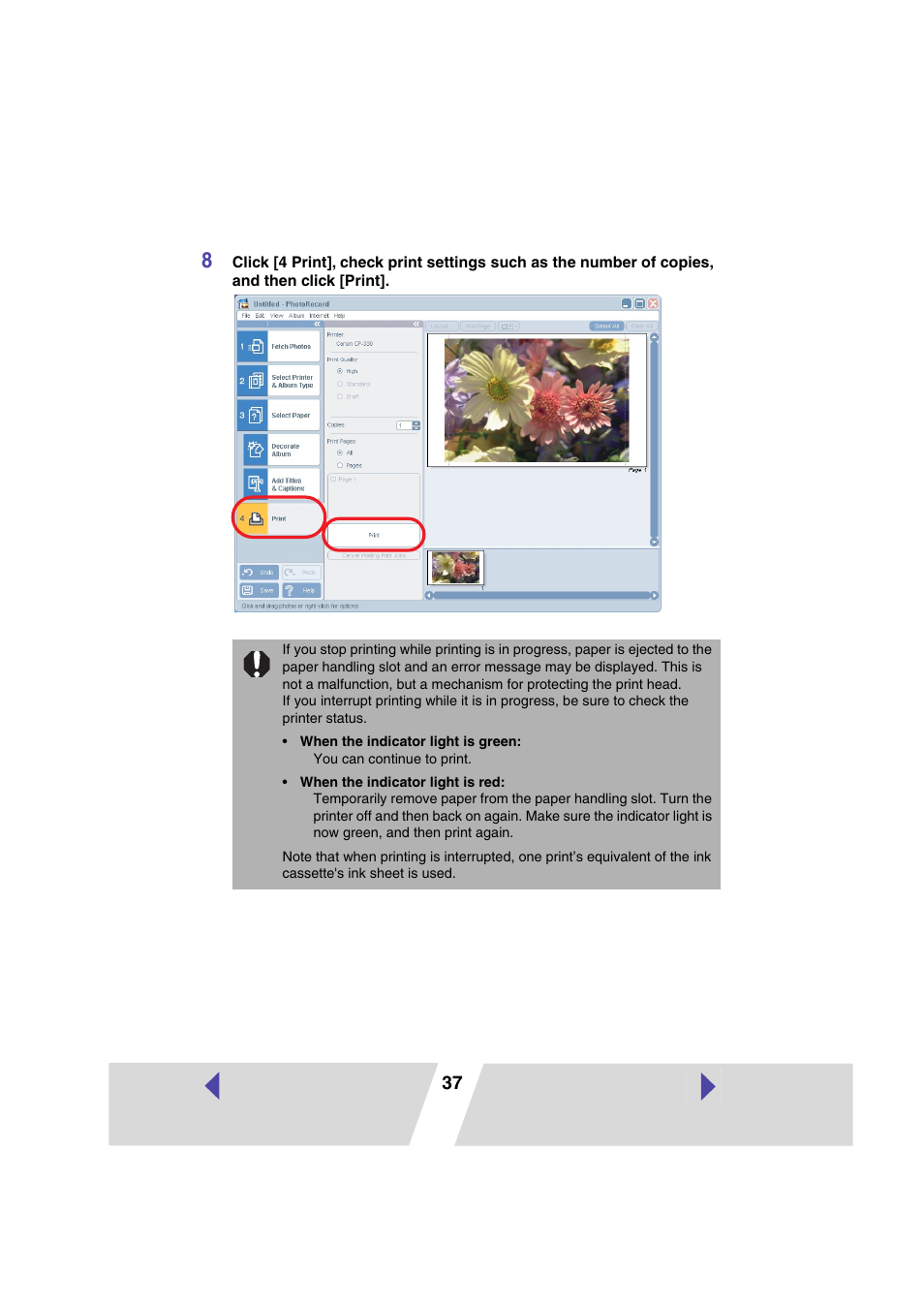 Canon CP 220 User Manual | Page 37 / 54