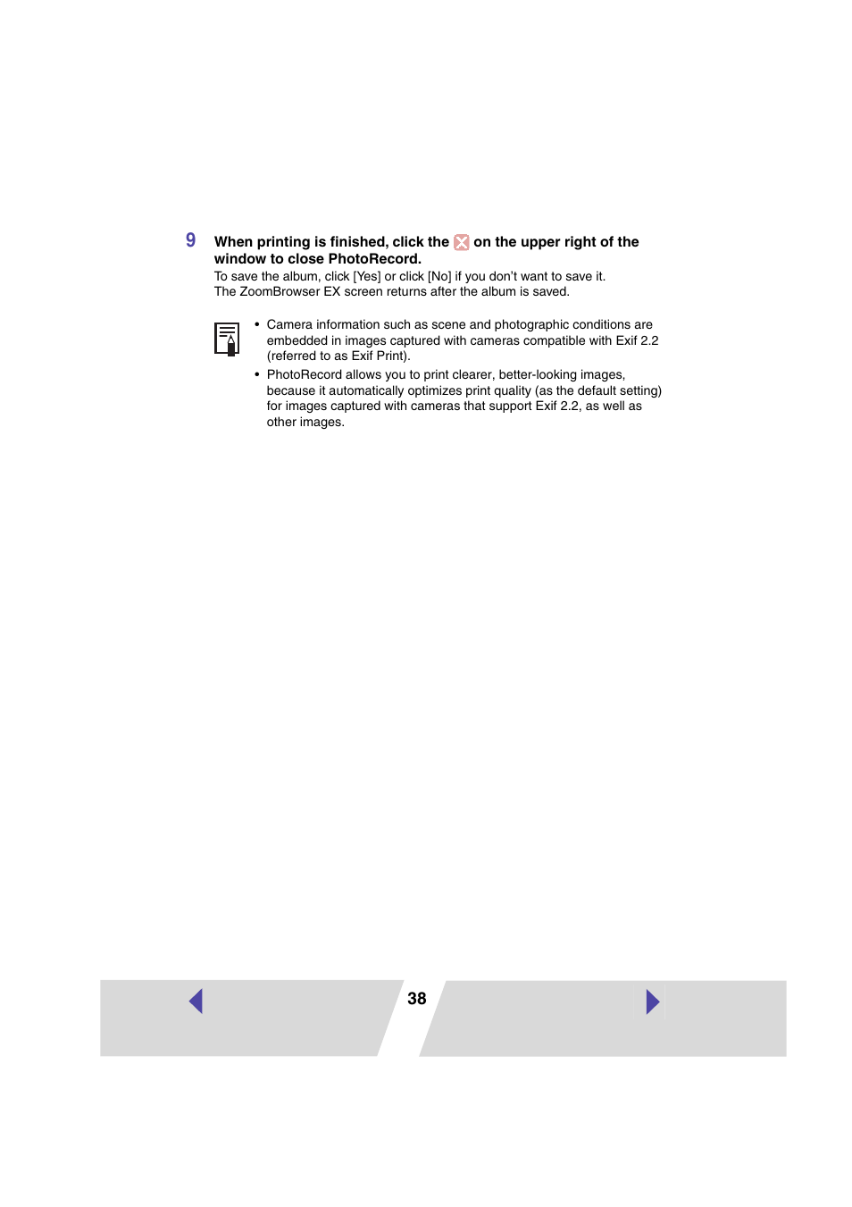 Canon CP 220 User Manual | Page 38 / 54