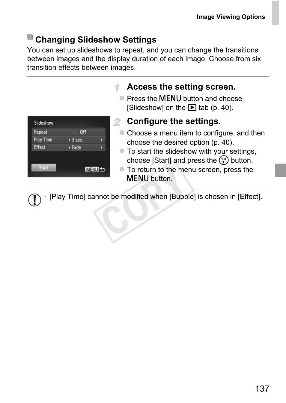 Cop y | Canon 500 HS User Manual | Page 136 / 217