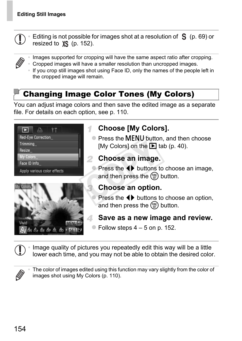 Cop y | Canon 500 HS User Manual | Page 153 / 217