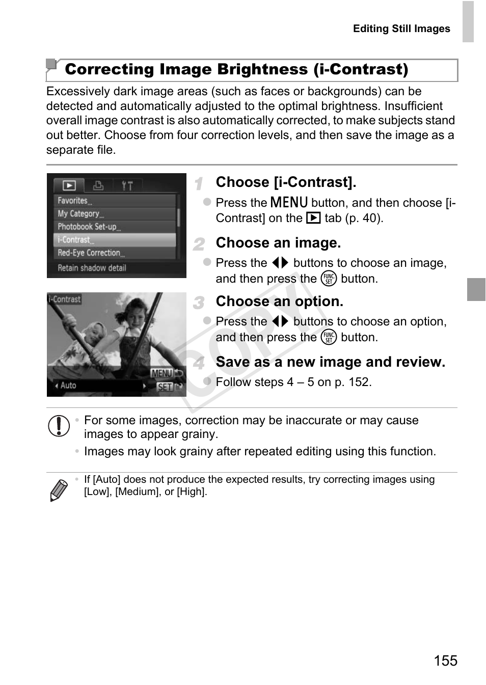 Cop y | Canon 500 HS User Manual | Page 154 / 217