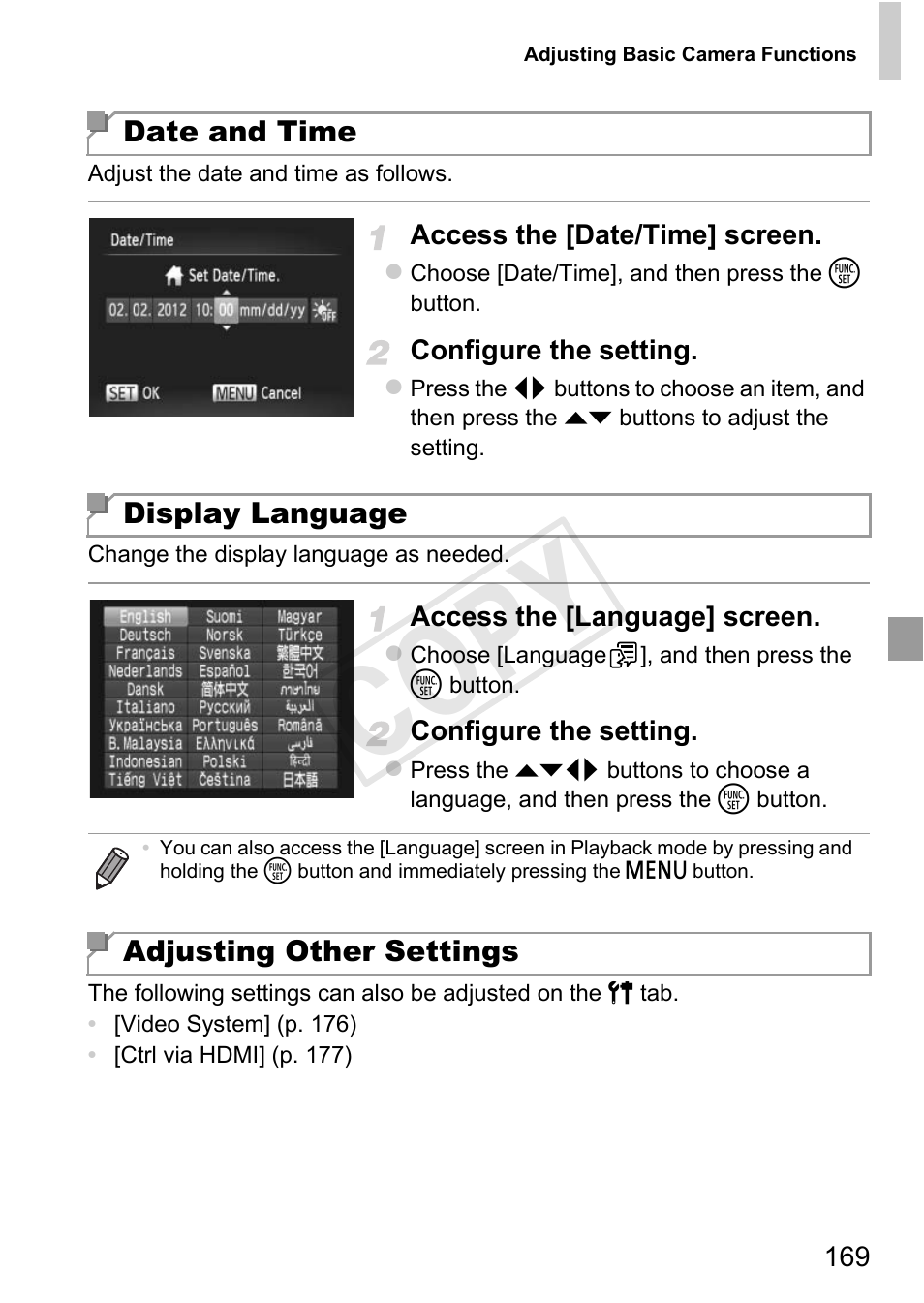 Cop y | Canon 500 HS User Manual | Page 168 / 217