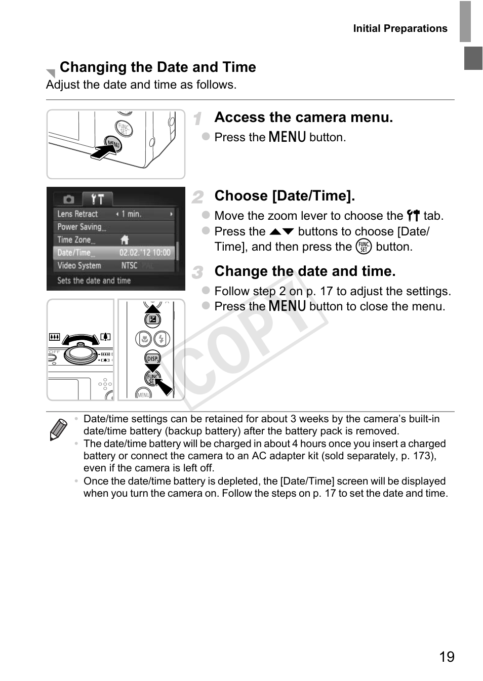 Cop y | Canon 500 HS User Manual | Page 18 / 217