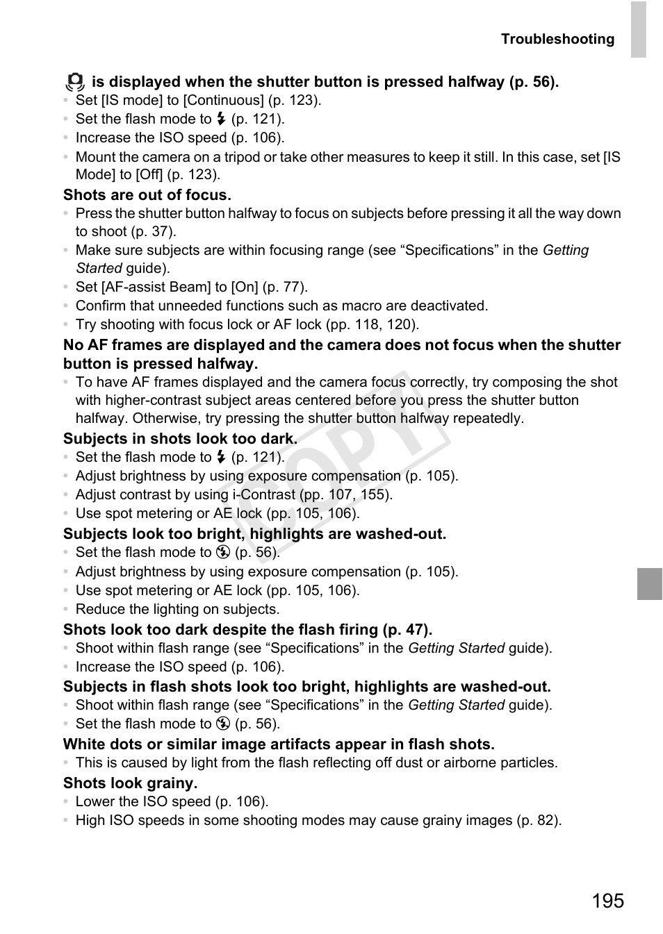 C op y | Canon 500 HS User Manual | Page 194 / 217