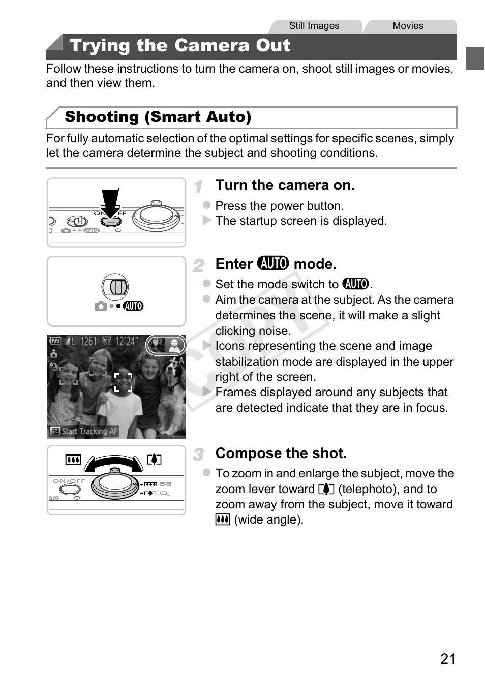 Cop y | Canon 500 HS User Manual | Page 20 / 217