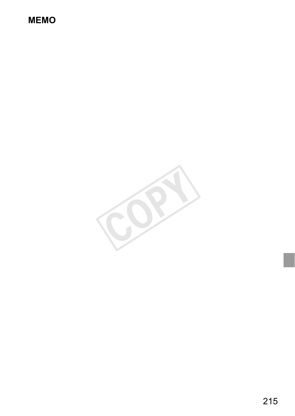 Cop y | Canon 500 HS User Manual | Page 214 / 217
