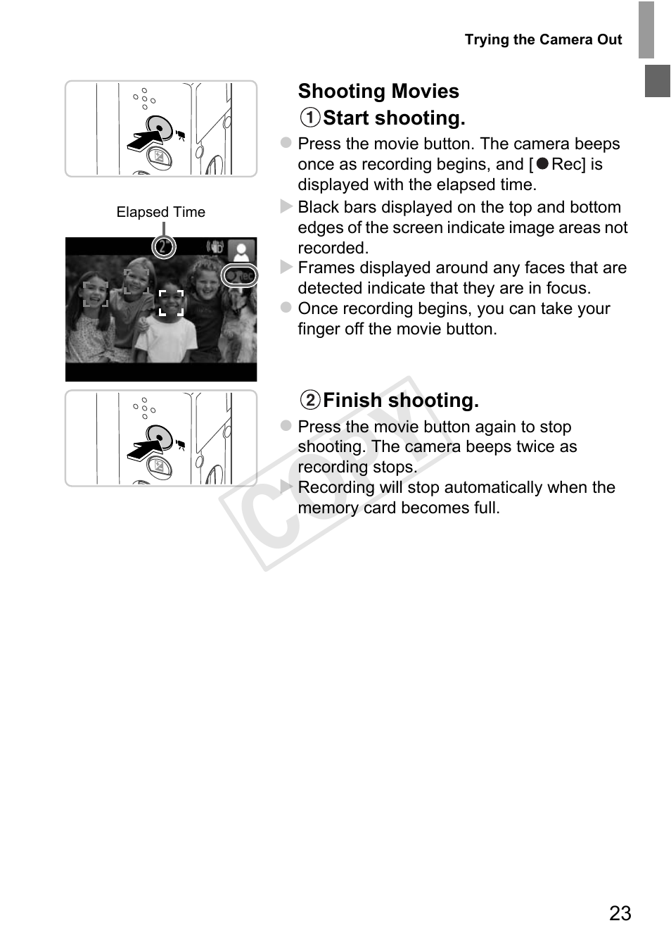Cop y | Canon 500 HS User Manual | Page 22 / 217