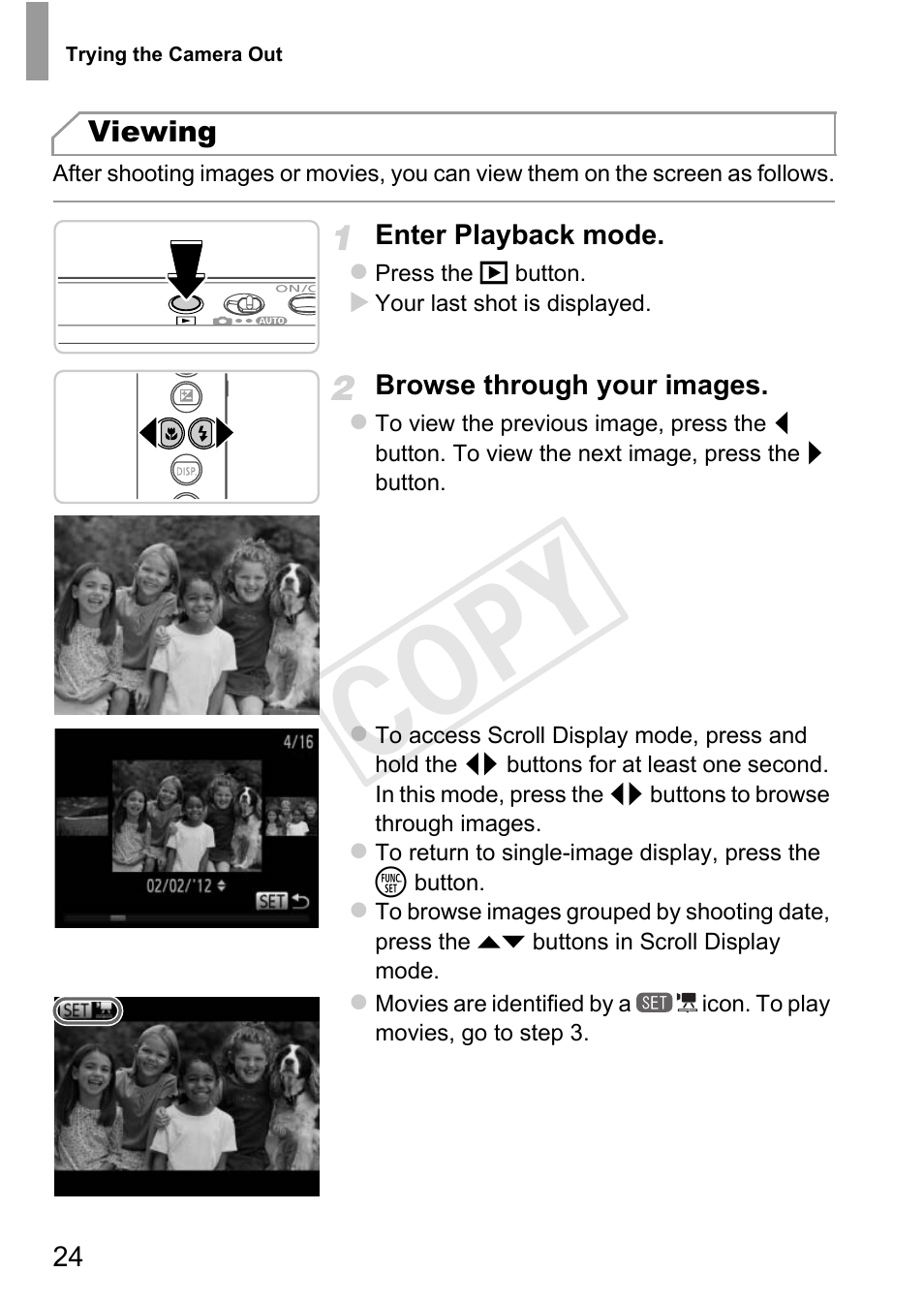 Cop y | Canon 500 HS User Manual | Page 23 / 217