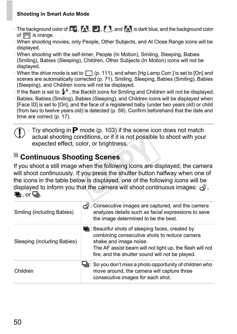 Cop y | Canon 500 HS User Manual | Page 49 / 217