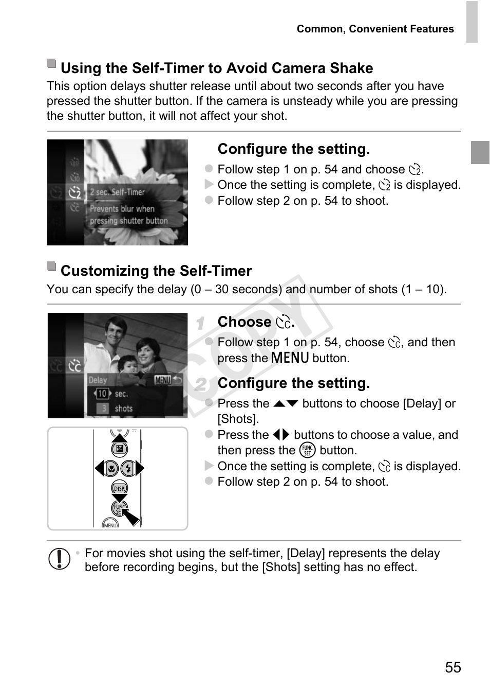 Cop y | Canon 500 HS User Manual | Page 54 / 217