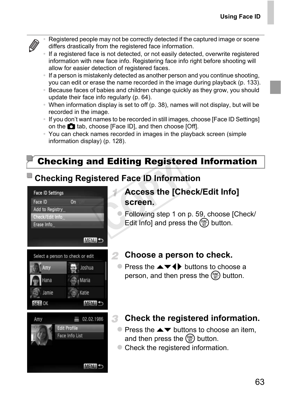 Cop y | Canon 500 HS User Manual | Page 62 / 217