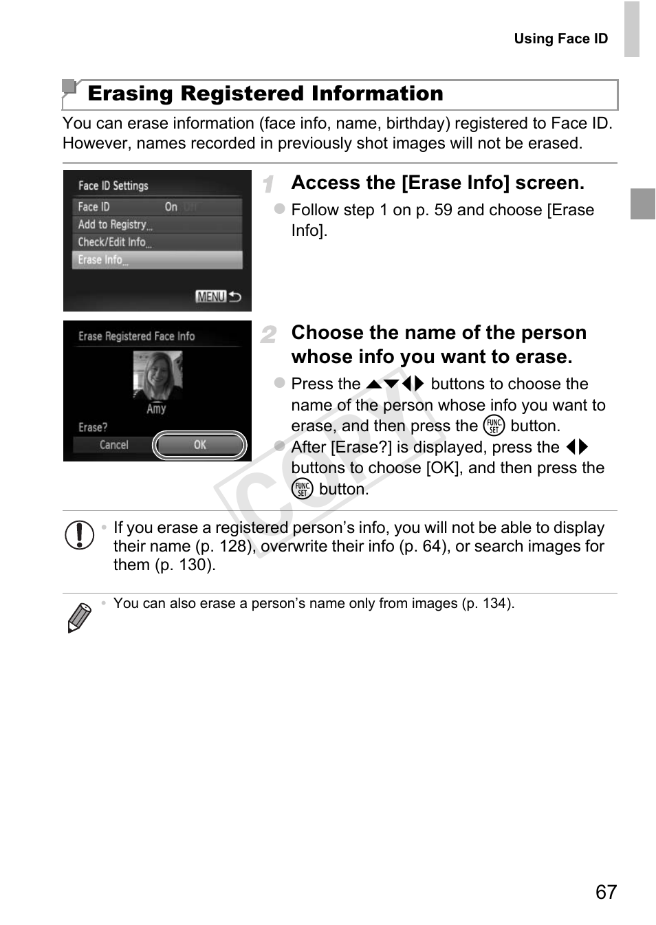 Cop y | Canon 500 HS User Manual | Page 66 / 217