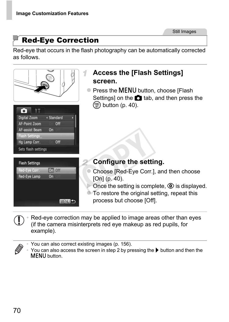 Cop y | Canon 500 HS User Manual | Page 69 / 217