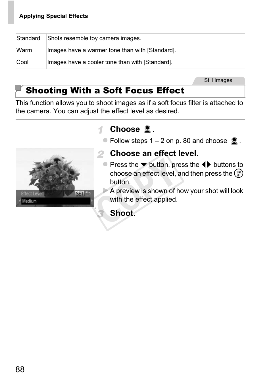 P. 88), Cop y | Canon 500 HS User Manual | Page 87 / 217