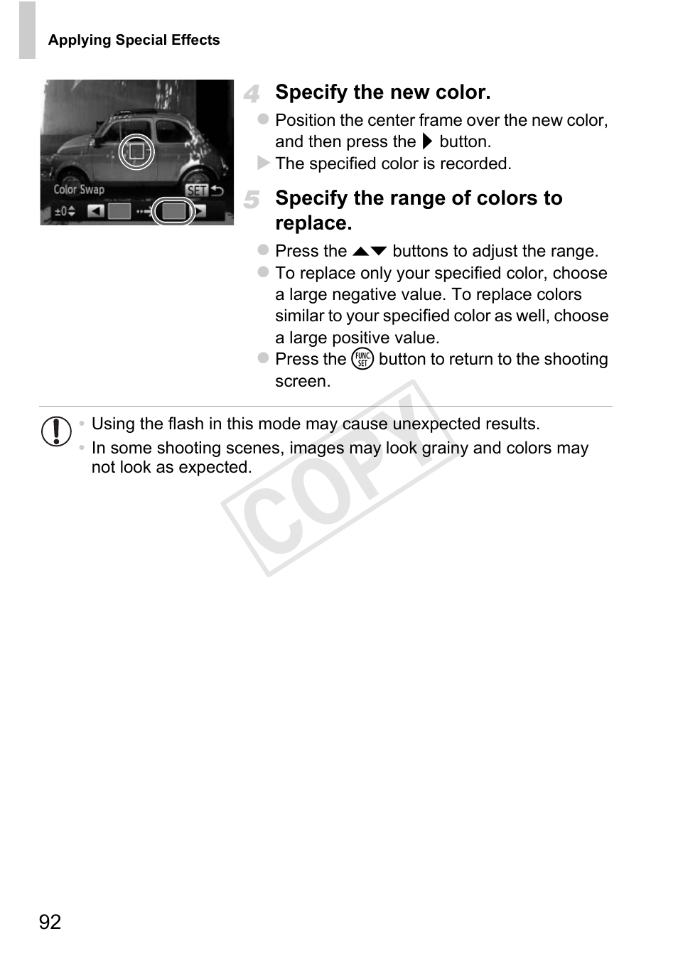 Cop y | Canon 500 HS User Manual | Page 91 / 217