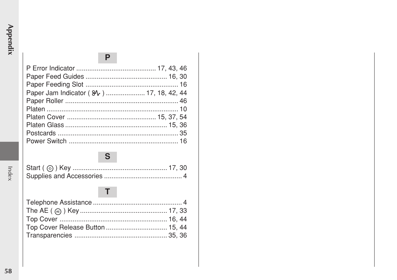 Canon PC 140 User Manual | Page 60 / 60
