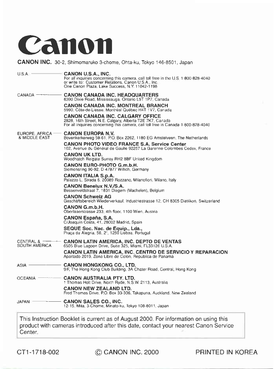 Canon | Canon 420EX User Manual | Page 56 / 56